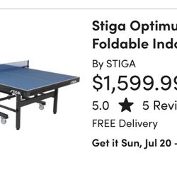 Stiga Ping Pong Table