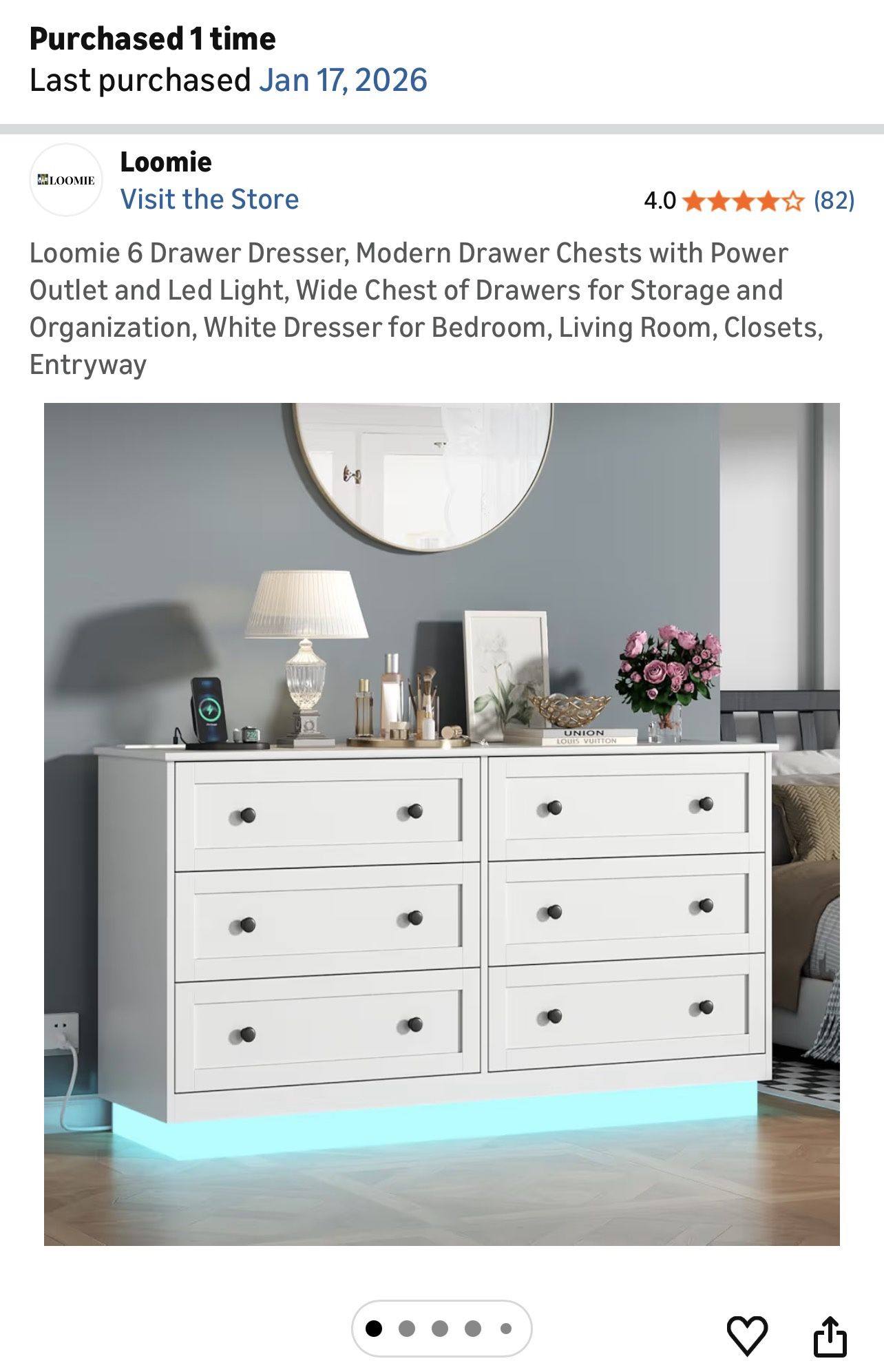 White Dresser