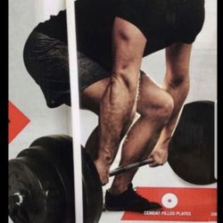 New Weider 100 lb Vinyl Weight Set Comes With Weights and Barbell   Weight, workout, gym equipment, barbell, fitness bench plates kettlebell dumbbell,