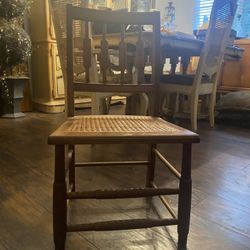Antique Children’s Wooden Chair 