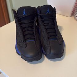 Jordan 13 Retro Black Hyper Royal. Size 7 Men 