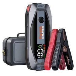 Fanttik T8 APEX 2000 Amp Jump Starter, 20000mAh Car Battery Pack for Up to 8.5L Gasoline and 6L Diesel Engines with LED Display, 65W PD Fast Charger,