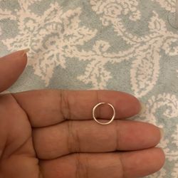 Real Silver Nose Ring 