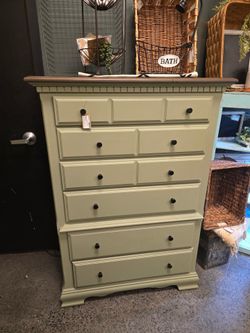 Newly Refinished Tallboy Dresser