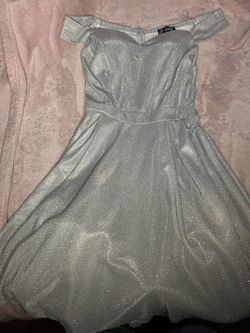 sliver off the shoulder dress