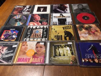 16 CDs music only $1 ALL