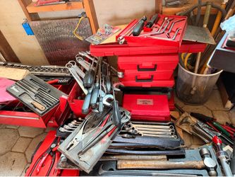Professional tools from mechanic shop