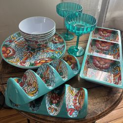 13-piece Spanish Melamine Set