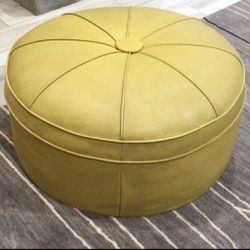 30” X 15” 1970 Circular Ottoman Chair 