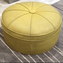 30” X 15” 1970 Circular Ottoman Chair 