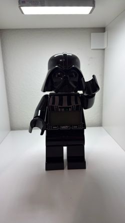 LEGO Darth Vader Minifigure 9" light up alarm clock Star Wars 2010