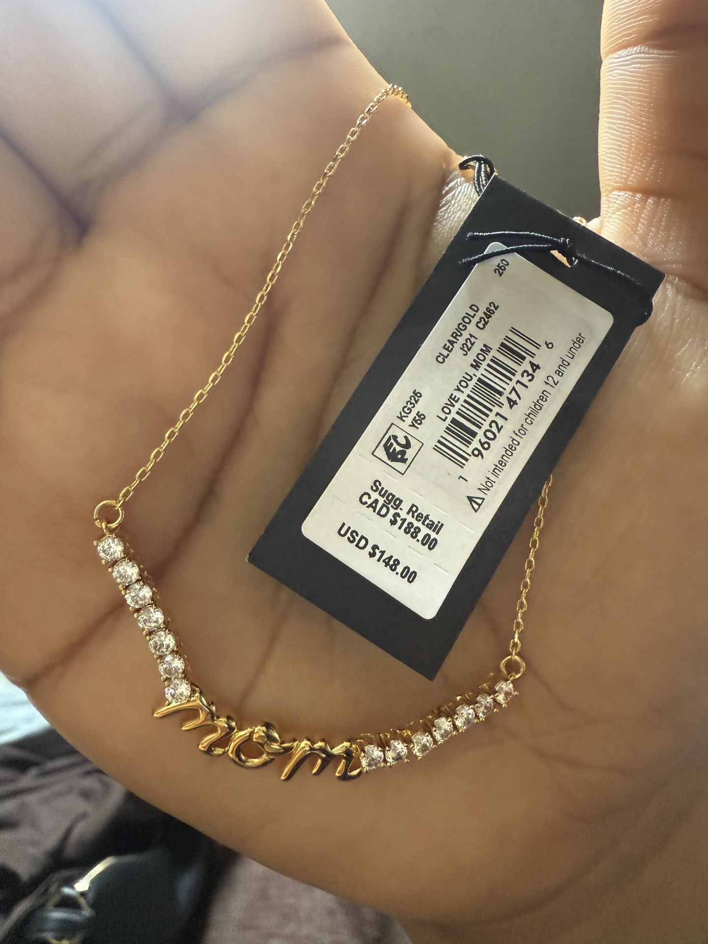 NWT Kate Spade Mom Necklace