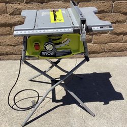 Ryobi 10" 15 Amp Folding Stand Table saw