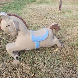 Vintage Aluminum Spring Ride On Toys