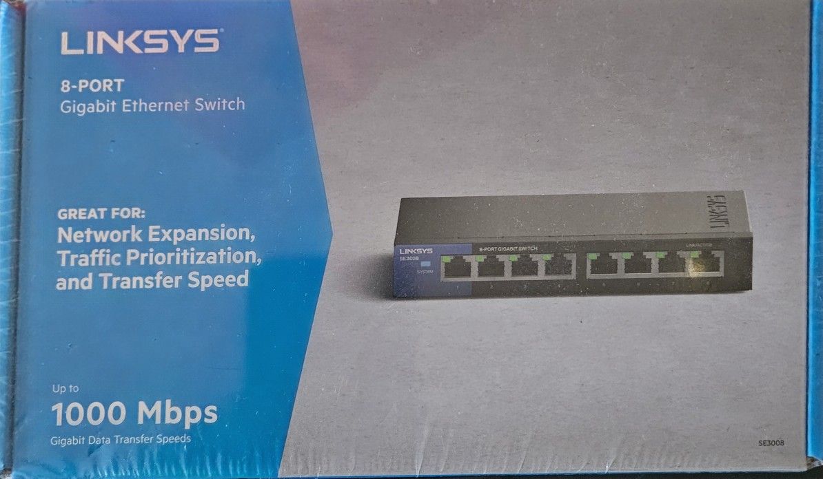 Linksys 8 Port Gigabit Switch