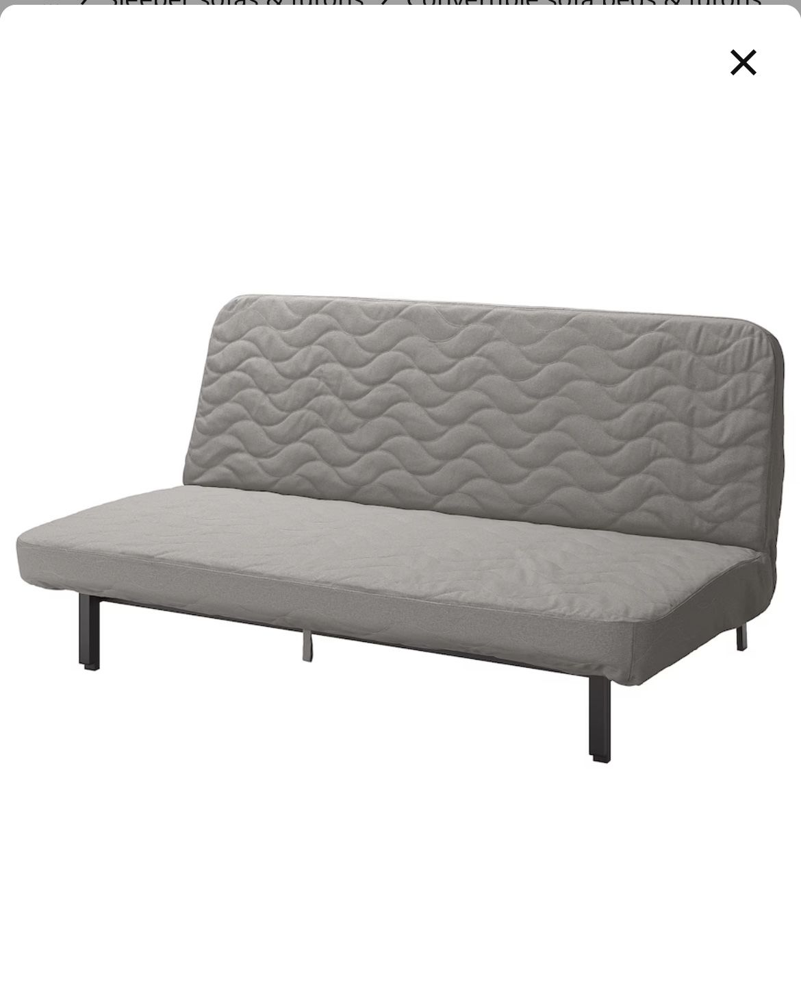 Sleeper sofa, with pocket spring mattress/Knisa gray