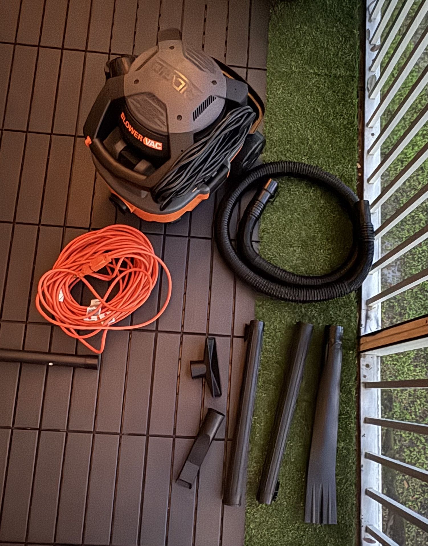 4 Gal. 6.0 Peak HP Shop Vacuum WD4080 Wet Dry Vac with Detachable Blower, Fine Dust Filter, Hose and Accessories