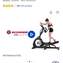 Elliptical Machine SCHWINN  430 