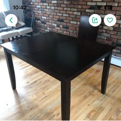 Solid Wood Dining Table 
