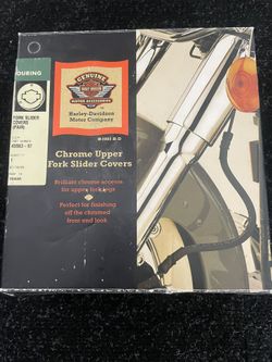 Harley Davidson Chrome Upper Fork Slider Covers