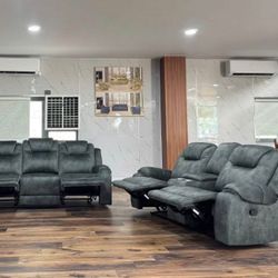 FREE DELIVERY AND INSTALLATION (Recliner Sofa and Love seat)