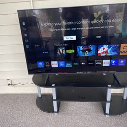 55” Samsung TV And Console 