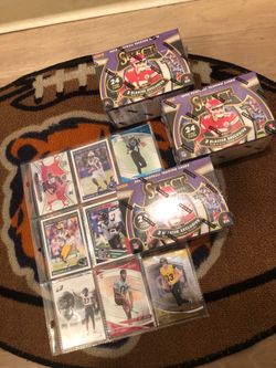3 NFL Select blasters/ 8 ROOKIE LOT