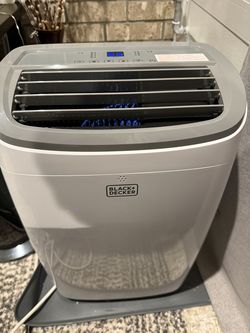 BLACK+DECKER Portable Air Conditioner, 9,000 BTU, BPACT08WT, White