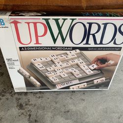 Up Words Board Game 1988