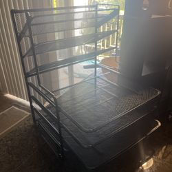 Great Deal 2 Black Like New Office Organizers 