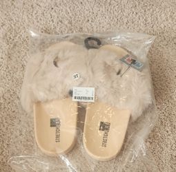 Orthopedic Faux Fur Slides