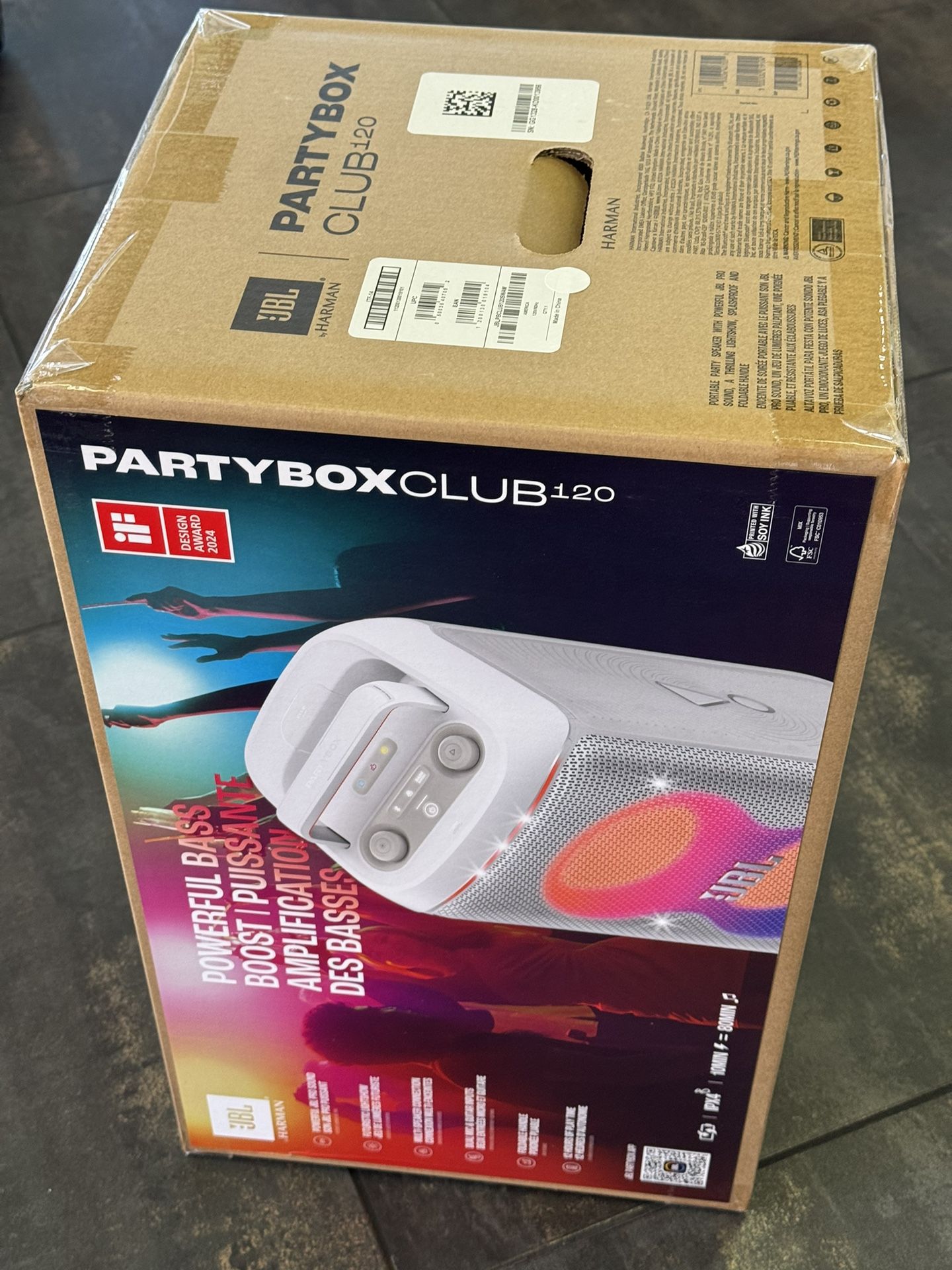 Jbl Partybox 120 Speaker Bluetooth Bocinas Parlante Equipos De Música