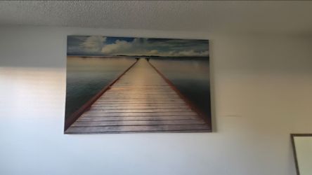 Picture of dock on a lake