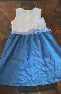 Blue / White Dress