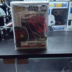 Darth Maul Signed Funko
