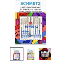 Schmetz 9 And 10 Needle Costume Pack 