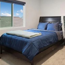 Queen Bed Frame And Foot Board 