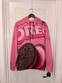 Pink Oreo Spiderweb Halloween Unisex Hoodie