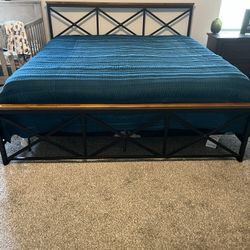 King Size Metal Bed Frame 