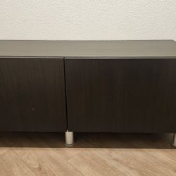 Ikea Black TV Stand 