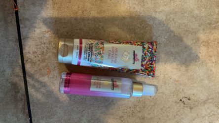 Milk bar birthday cake shimmer spray and lotion fragrance set