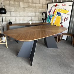 Walnut 79” dining table ( can deliver for $10 )