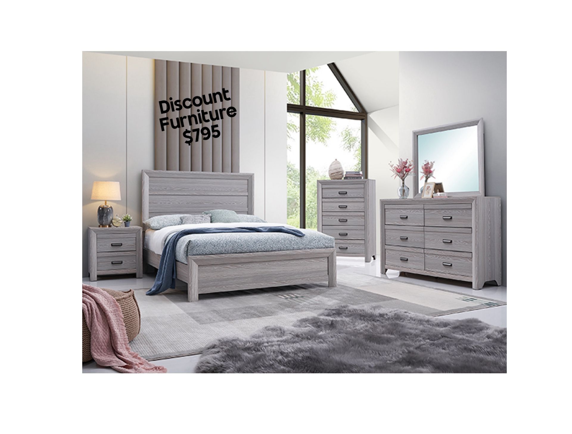 Queen Size 5 Pc Bedroom Set SALE