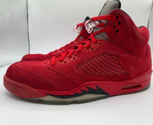Air Jordan 5 Retro – Red Suede/Black Size 13