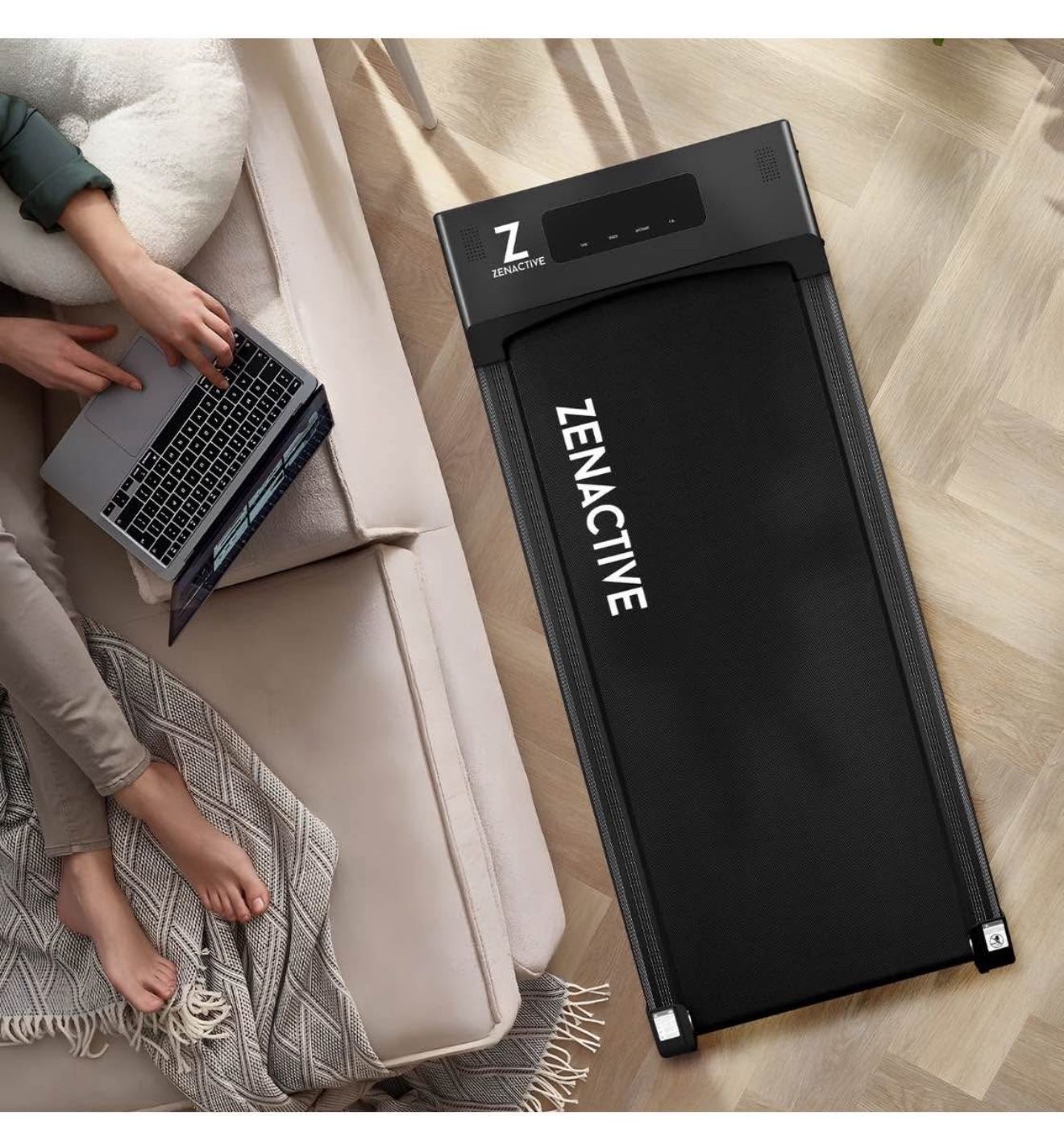 Walking Pad, Under Desk Treadmill Walking Treadmill 2 in 1 for Home/Office with Remote Control