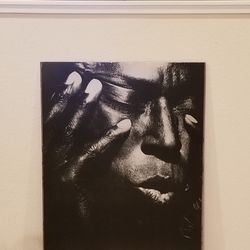 $15 Miles Davis "En Concert" 25x35" Promo Cardboard Poster *includes Frame (Taken Off)