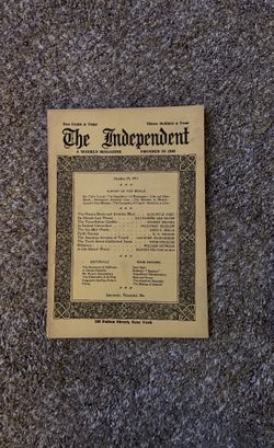 The Independent Weekly Magazine 1911