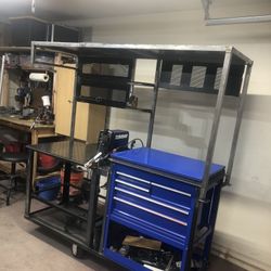 Heavy Duty Welding / Workbench Tool Box Cart