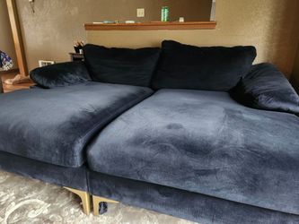 Free navy blue sofa
