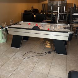 Air Hockey Table And 9ft Pool Table 